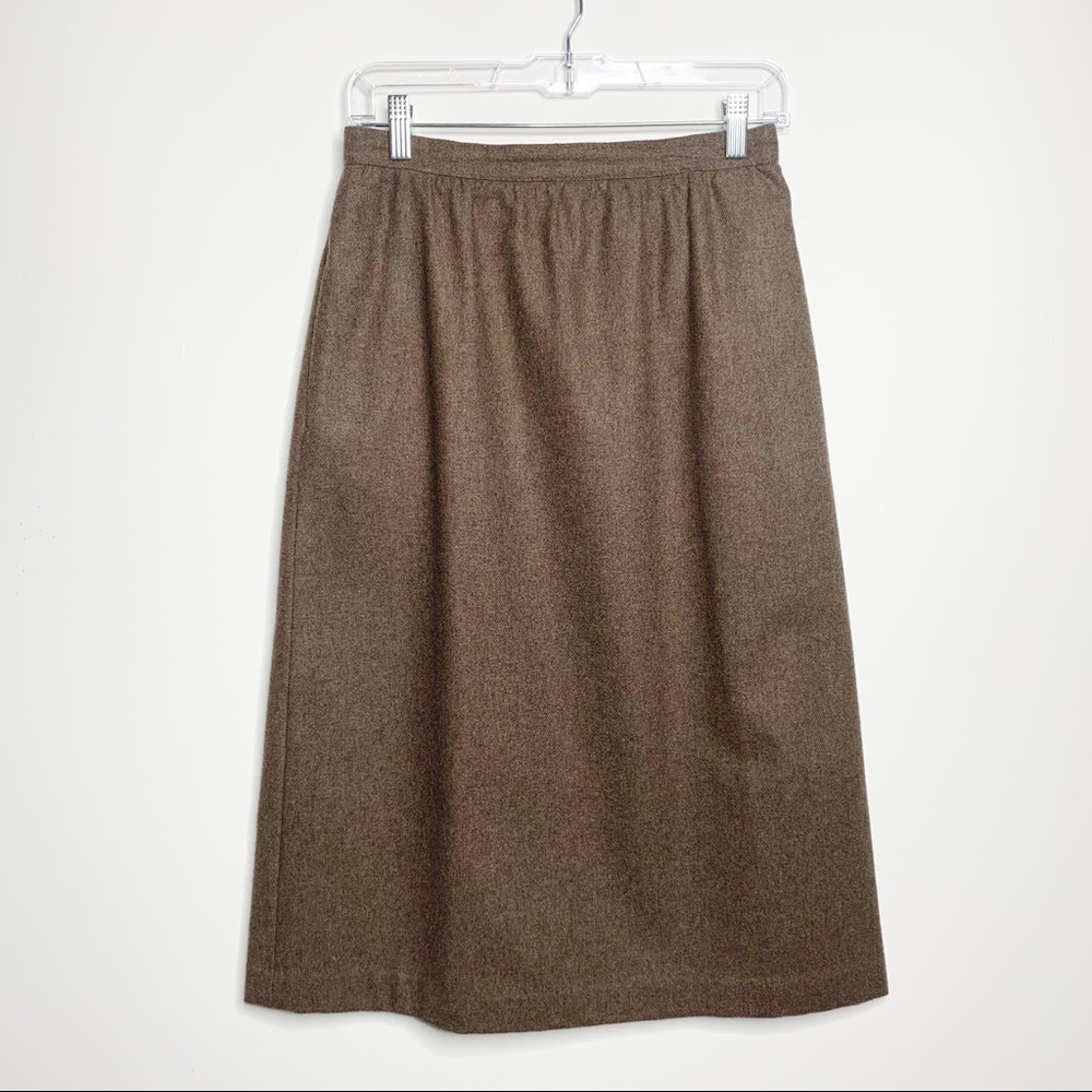 Vintage Sasson Paris New York Women's Wool Blend Skirt